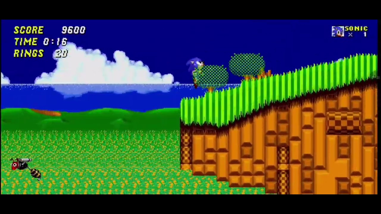 Weird Sonic 2 (mobile) glitch