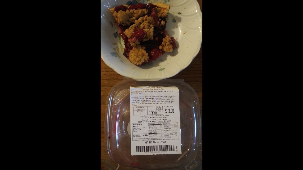Whole Foods Michigan 4 Berry Pie Review