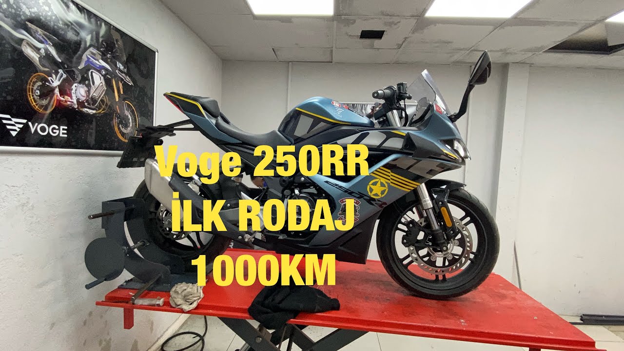 VOGE250RR İLK RODAJ BAKIMI  