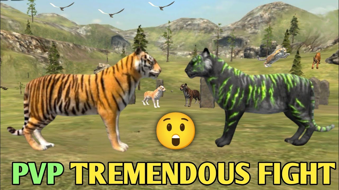 The tiger - PvP Tremendous Fight😲 #thetigeronlinesimuletor