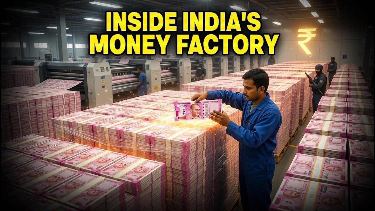 Inside the Indian Rupee Factory: How India Prints Its Currency Notes (Full Process Documentary)
