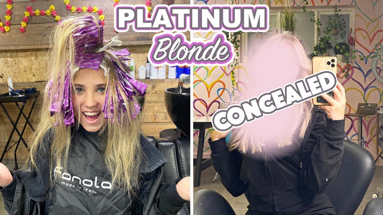 I DYED MY HAIR Platinum Blonde OMG | Rosie McClelland