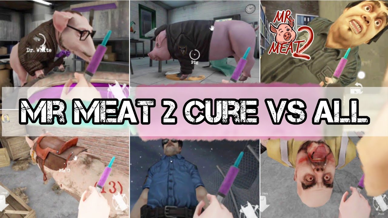 Mr Meat 2 cure 💉 vs all 🐖🤔