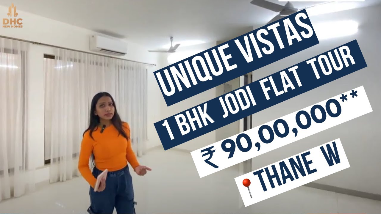 Unique Vistas  at 📍Thane West || 1+1 Jodi Flats  | Flats in Thane || #thane West #sampleflat #luxury