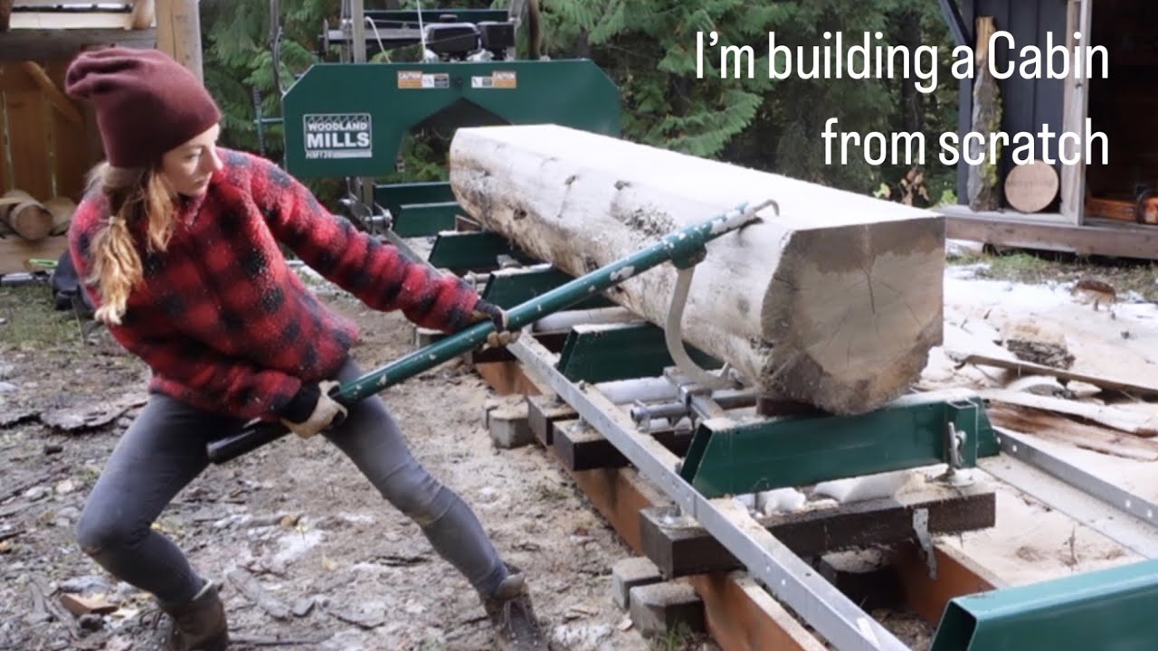 Маленькая девочка против больших бревен || Я — фрезерный станок LumberJill Michymill.