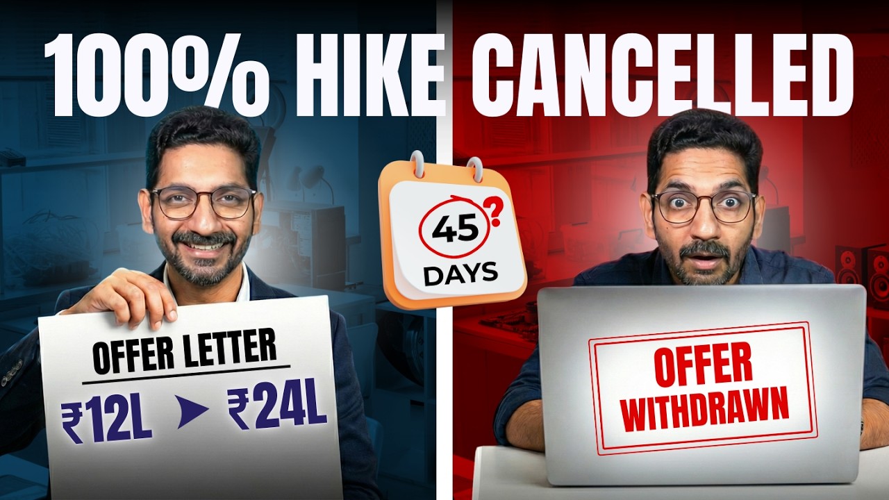 Offer Cancelled After 2X Salary Hike? The Notice Period Mistake That Kills Dream Jobs (90 Days Trap)