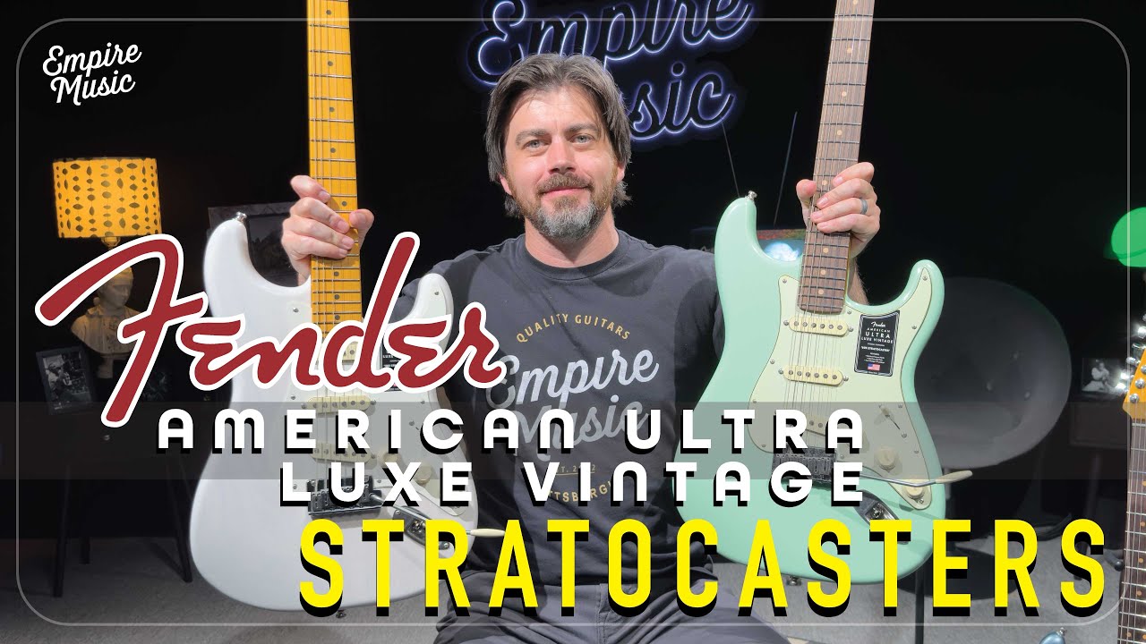 ПЕРВЫЙ ВЗГЛЯД — Fender American Ultra Luxe Stratocasters 50-х и 60-х годов — EMPIRE MUSIC