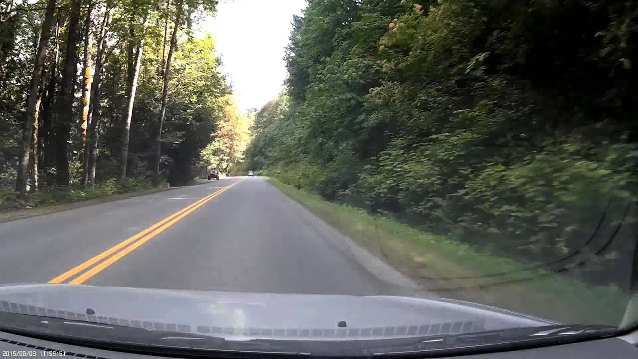 Driving around Cultus Lake timelapse