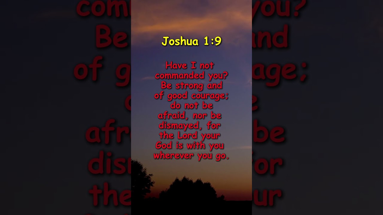 Joshua 1:9 #strengthingod