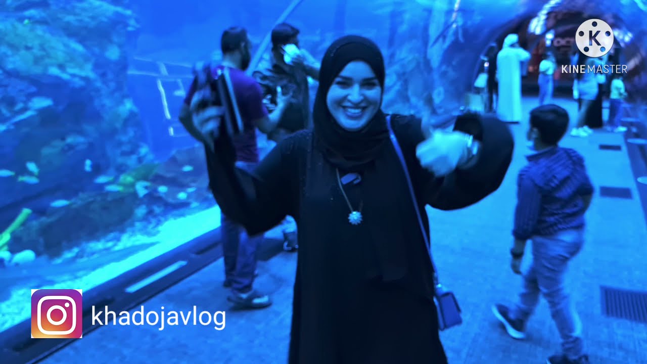 مكان غريب وفيه مخلوقات عجيبه في #دبي_مول