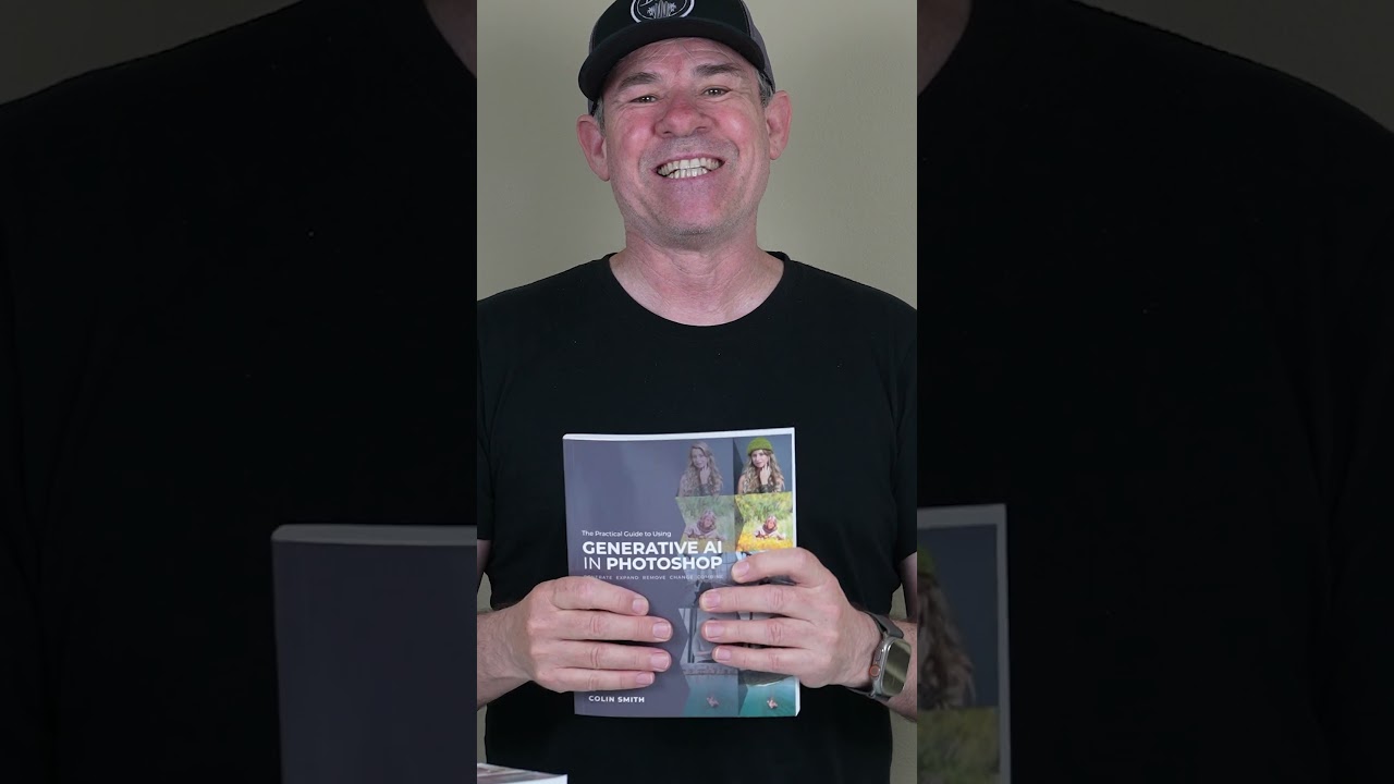 My new book.  generative ai in #photoshop.  