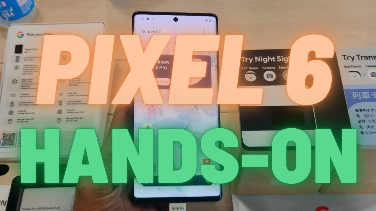 Hands-On with Pixel 6/6 Pro! | Pixel 6 | Android 12 | Hands-On