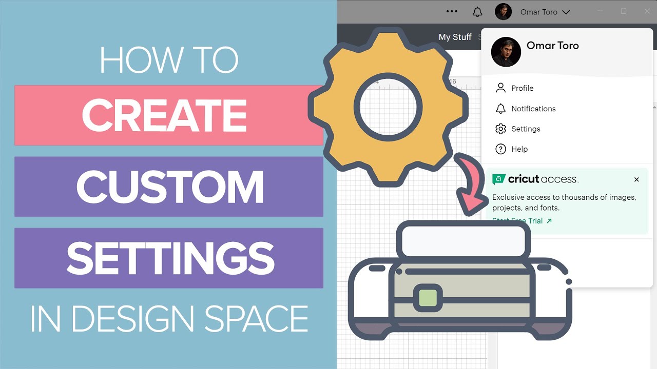 How To Create The Perfect Custom Settings To Cut Any Material with your Cricut Machine
