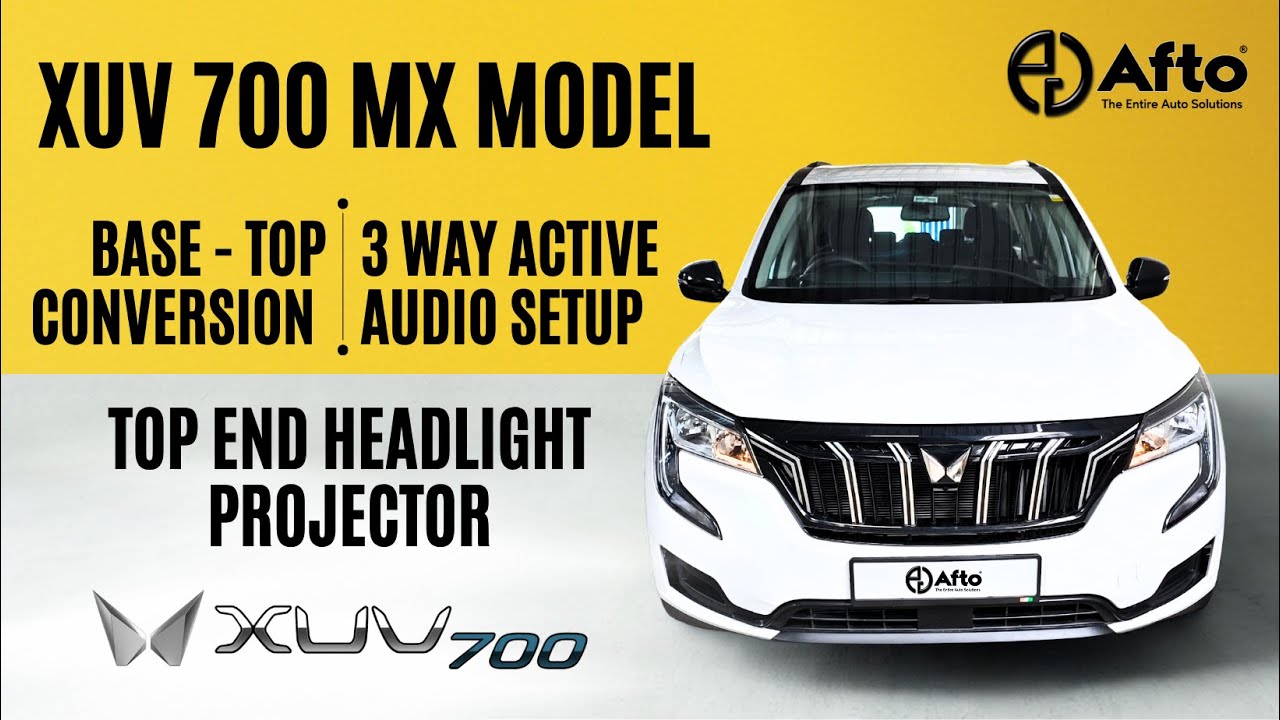 MAHINDRA XUV 7OO MX ~ AX7L & 3 WAY Hi-End Active Audio Conversion 