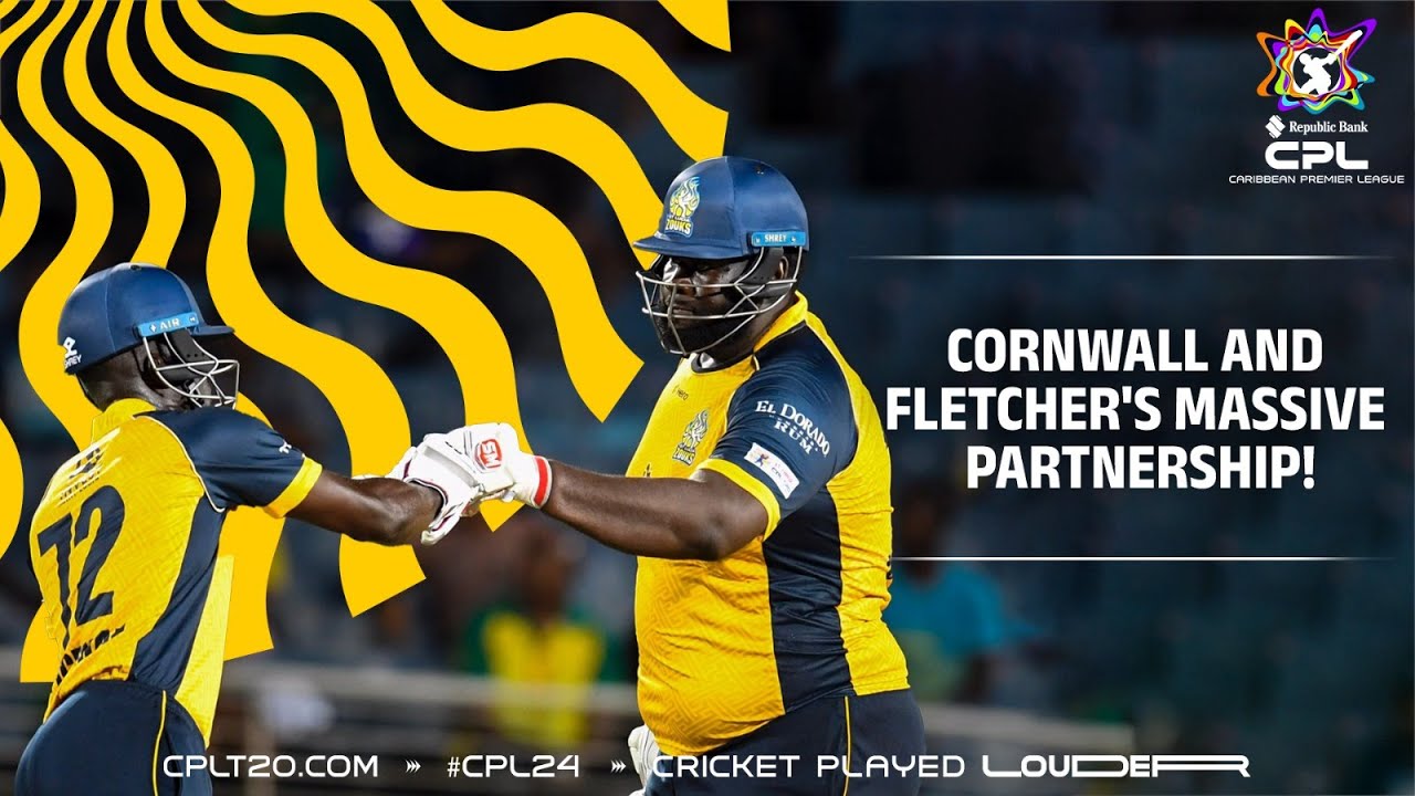 Rahkeem Cornwall and Andre Fletcher's INCREDIBLE Partnership! | CPL Memories