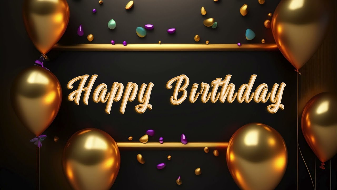 TV Art | Happy Birthday TV Background | Frame TV Screensaver | Smart TV Background Art | 2 HRS | 4K