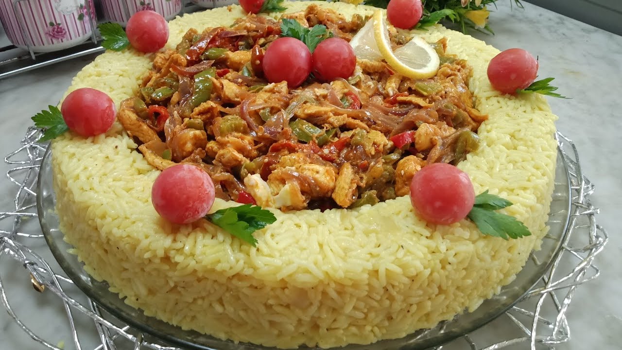 ارز بسمتي بالشاورما في المول العجيب طبق بنين واقتصادي وشكلو راقي. سلطانة الحلويات