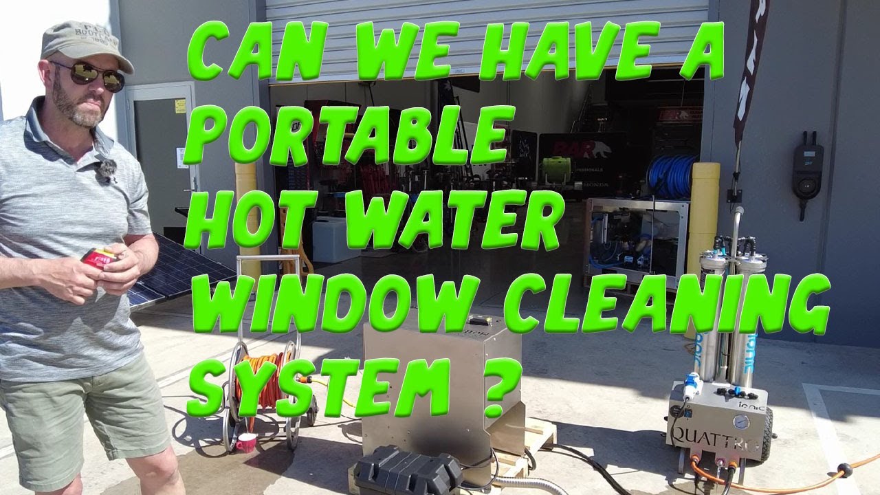 Portable Hot Water Window Cleaning System | Bolt On To Your QuattRO or Trion