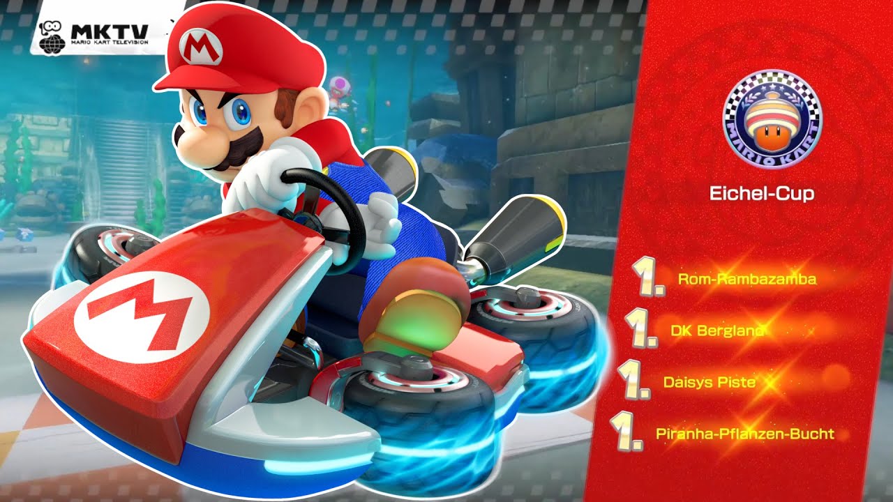 Mario Kart 8 Deluxe - 200ccm - Welle 6 - Eichel-Cup & Stachi-Cup + DLC Credits