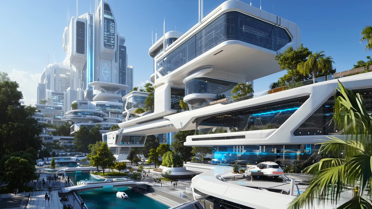 Future City 2045: Smart Megacity of the Near Future | Sci-Fi AI Short Film (4K)