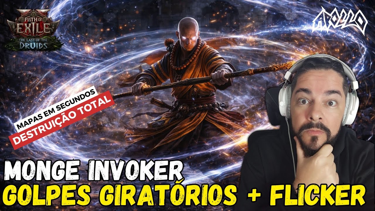PoE2: Monge Invoker ABSURDO! Limpa Tudo e Deleta Bosses no PoE2