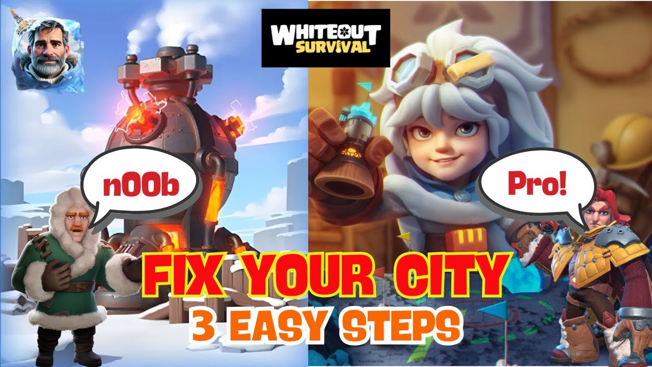 How To FIX Your BROKEN City in Whiteout Survival
