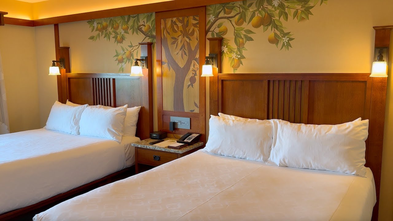 Grand Californian Hotel Room Tour & Downtown Disney Fireworks View at Disneyland