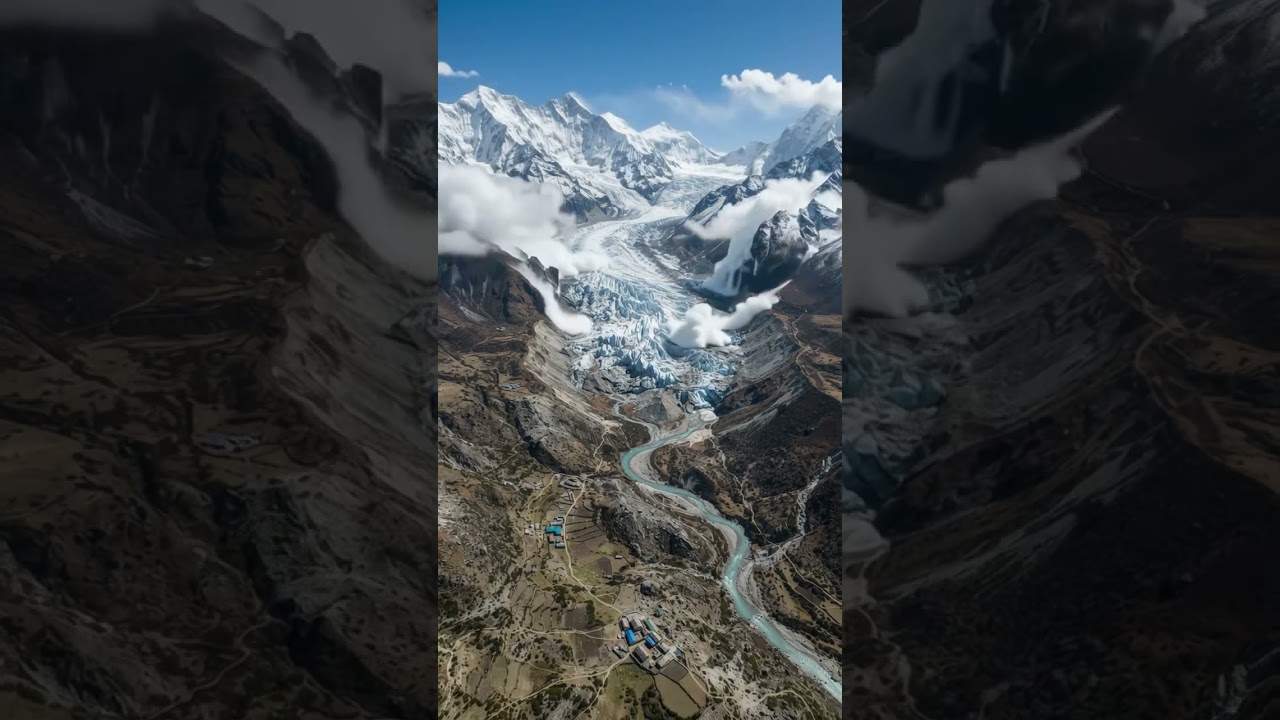 Nepal Glacier Collapse: How a Mountain of Ice Triggered a Devastating Flood | Before & After