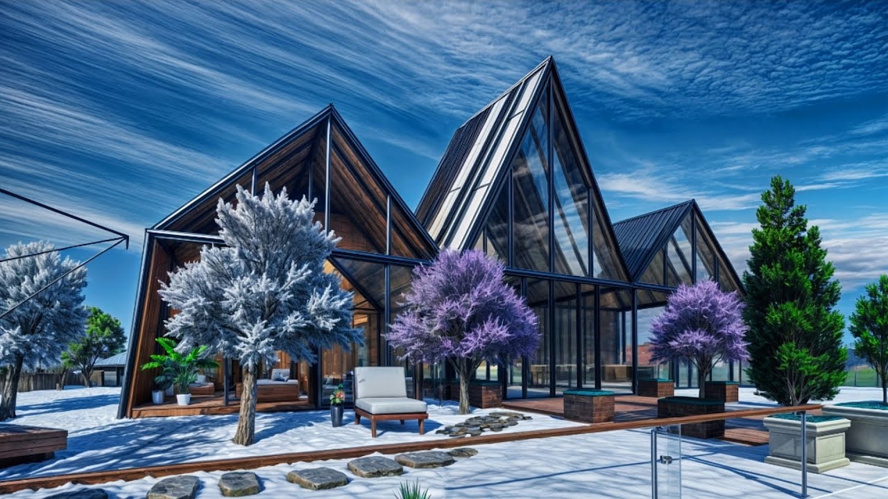 Pubg mobile house design for level 20 -25 cheap winter design🔥⭐