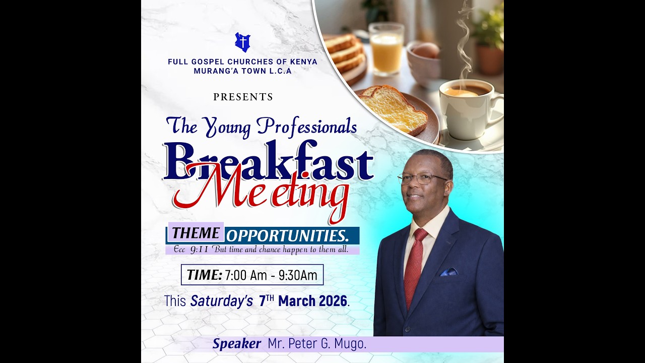 GLOBAL YOUNG PROFESSIONALS MENTORSHIP || @ FULL GOSPEL CHURCHES OF KENYA MURANG'A TOWN 03/07/20266