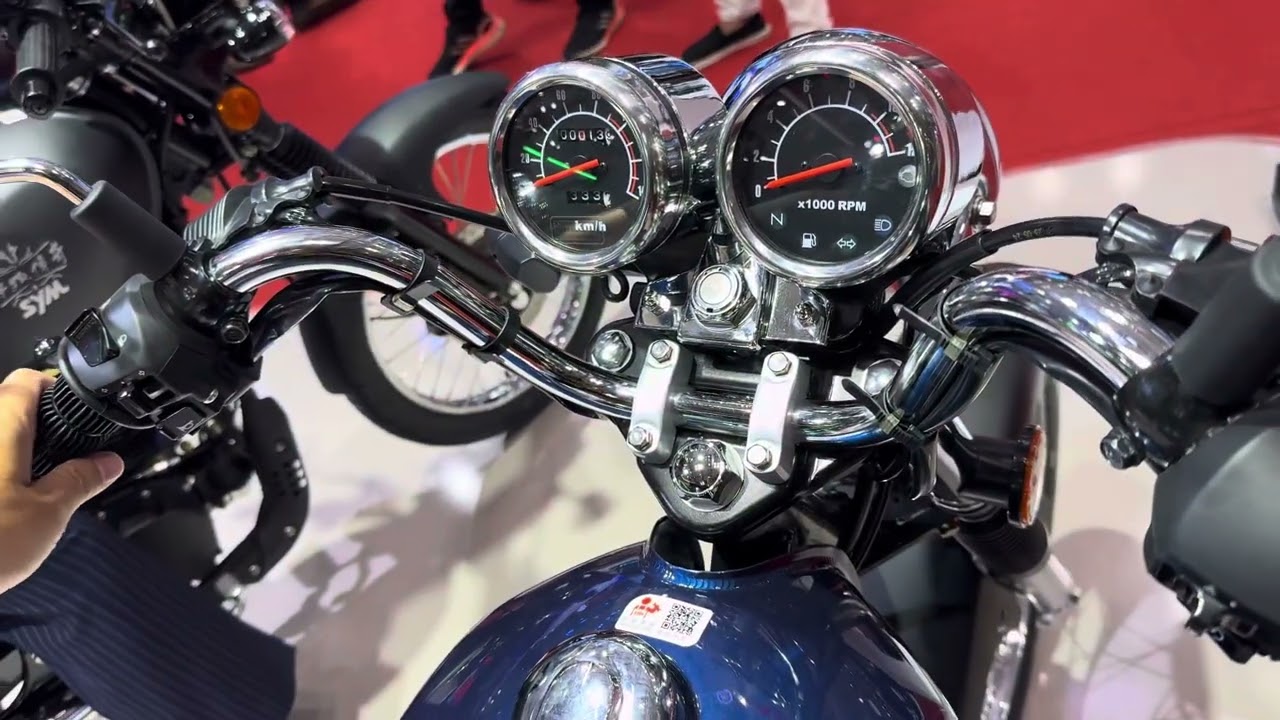 SYM Wolf 125 v&agrave; Wolf Legend ra mắt tại VMs thu h&uacute;t d&acirc;n chơi