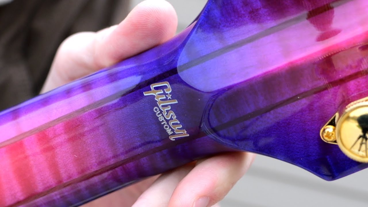 Наконец-то я получил AXCESS Custom! | Обзор Gibson PSL Neon Les Paul Custom Axcess Stop Bar 2024 ...