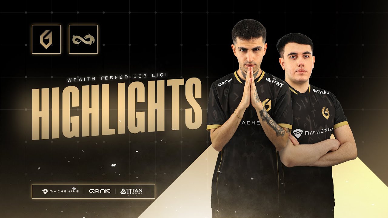 GANK Esports vs. Eternal Fire | HIGHLIGHTS | Wraith TESFED CS2 Ligi