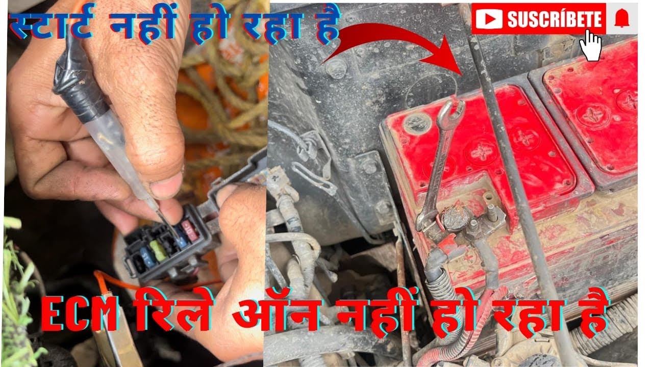 Mahindra bolero BS4 battery short circuit starting problem 🔧👈 display may check💡 light nahin￼ ￼
