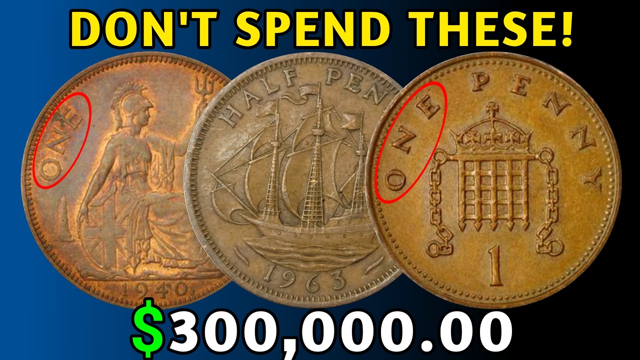 Top 3 UK Coins That Could Make You Rich! Found These Old British Coins?