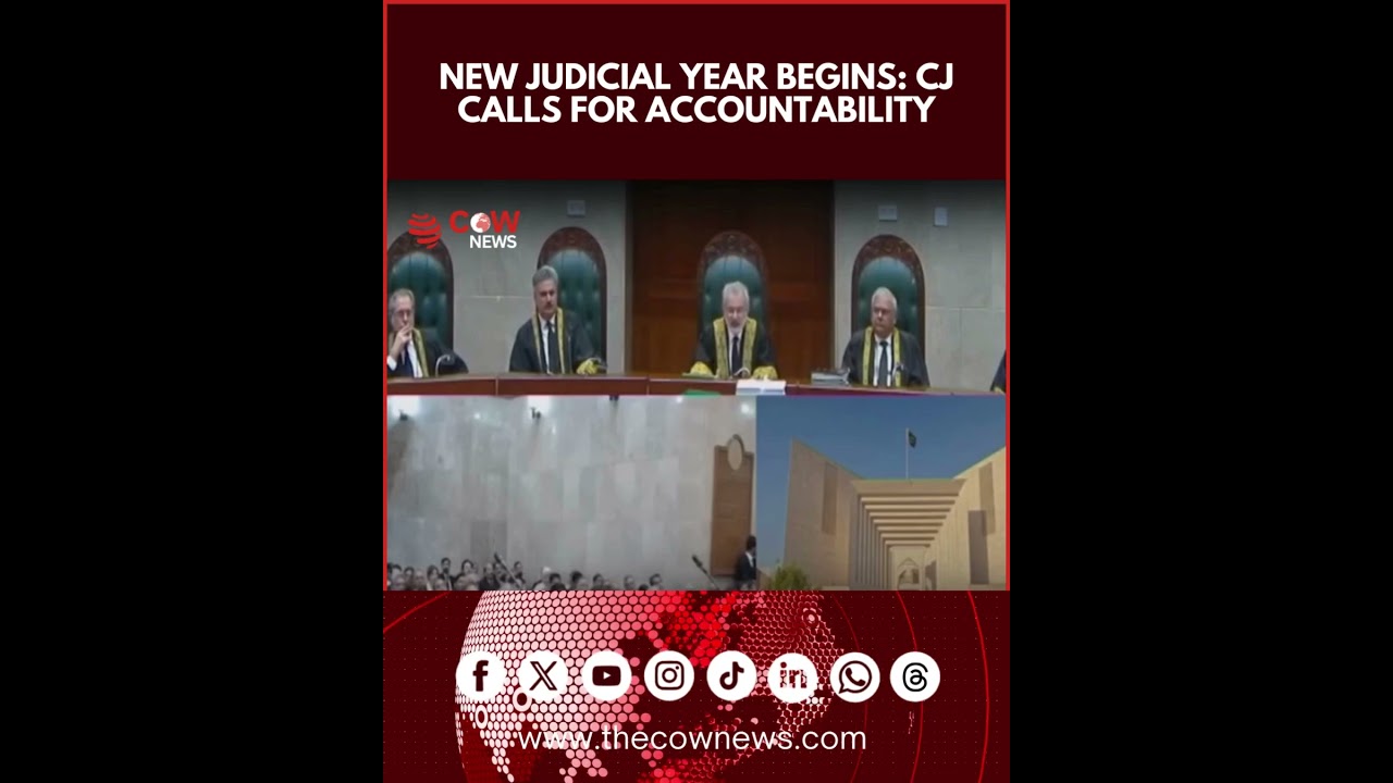 New Judicial Year Begins: Chief Justice Calls for Accountability | The COW News