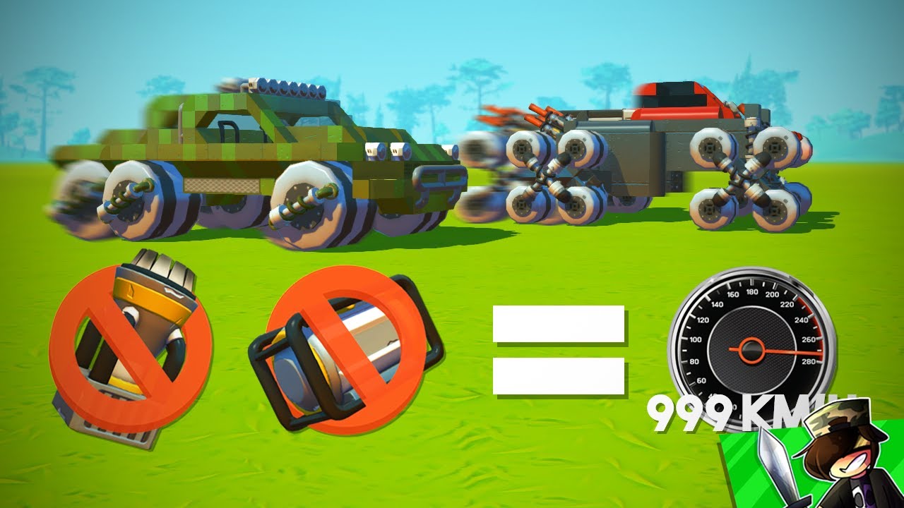 KI ÉPÍT GYORSABB MOTOR, THRUSTER NÉLKÜLI AUTÓT?! 🚫😲 - Scrap Mechanic