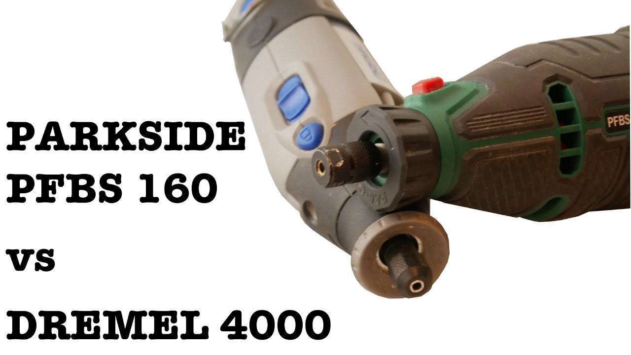 #032 Multiszlifierki: Parkside PFBS 160 vs Dremel 4000