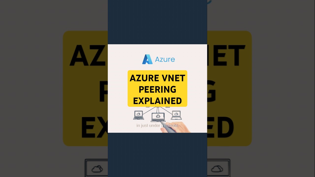 Azure VNet Peering Explained In 60 Minutes #az900 #shorts