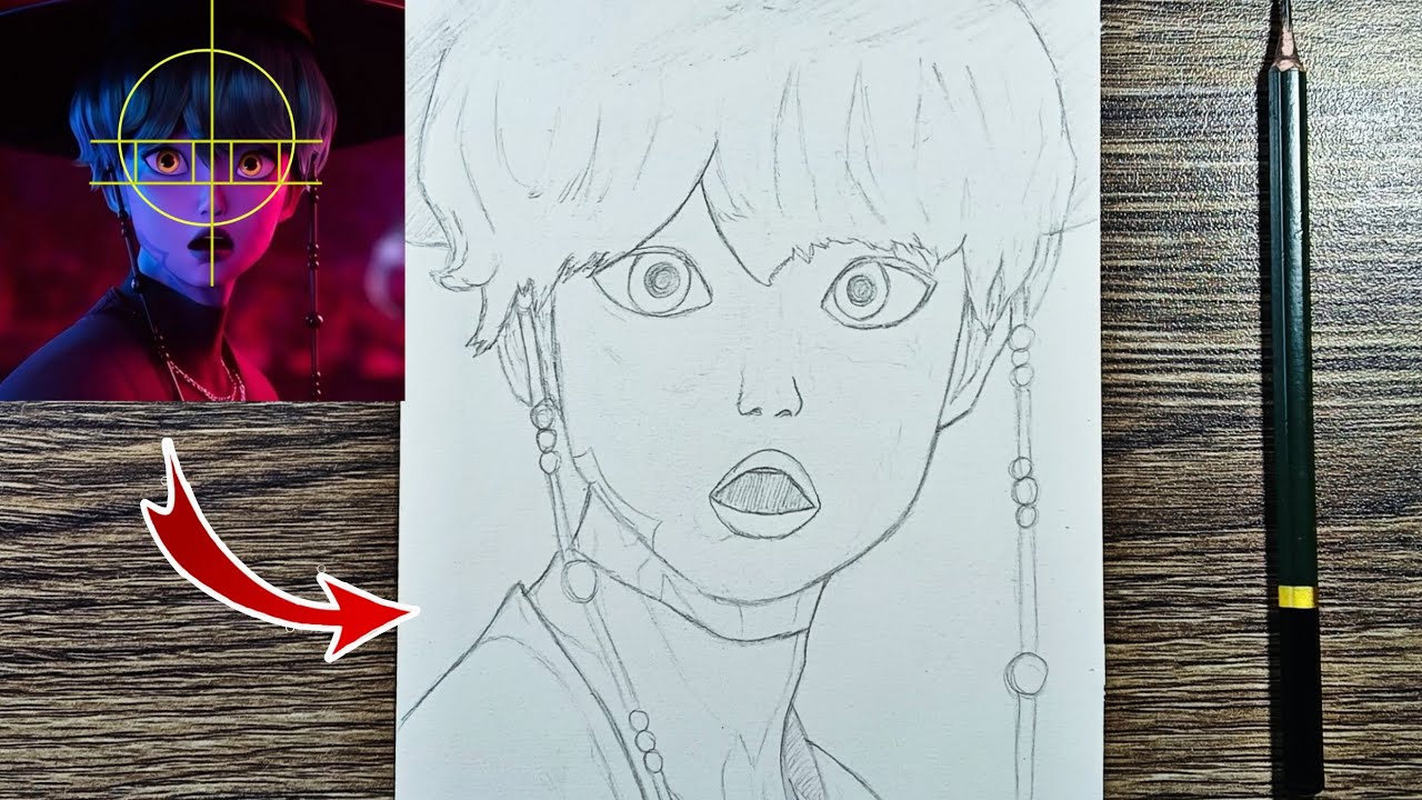 How to Draw Baby Saja ( Demon Form ) Step by Step | KPop Demon Hunters