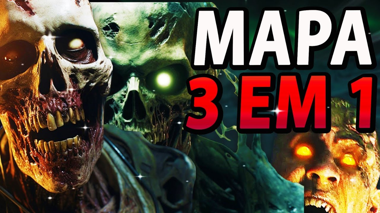 O MAPA MAIS ÚNICO do ZOMBIES: 3 EASTER EGGs em 1! - (COD WW2 Zombies)