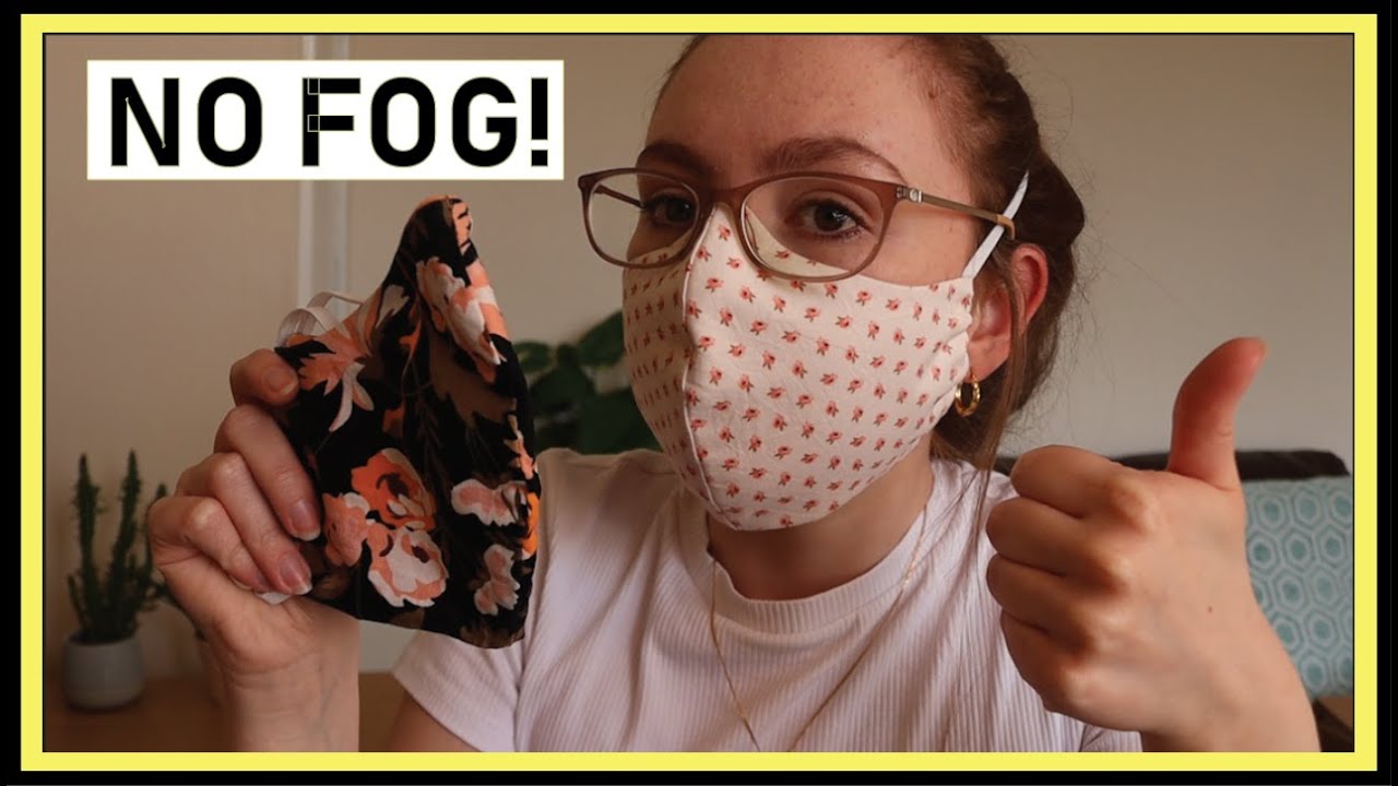 Make cotton Face Mask tutorial without glasses fogging  |  Hand sewing best fit pattern