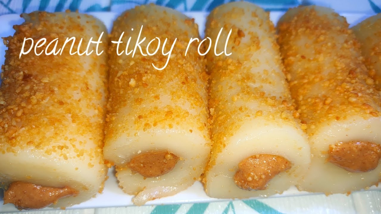 Peanut Tikoy Roll || Lutong bahay