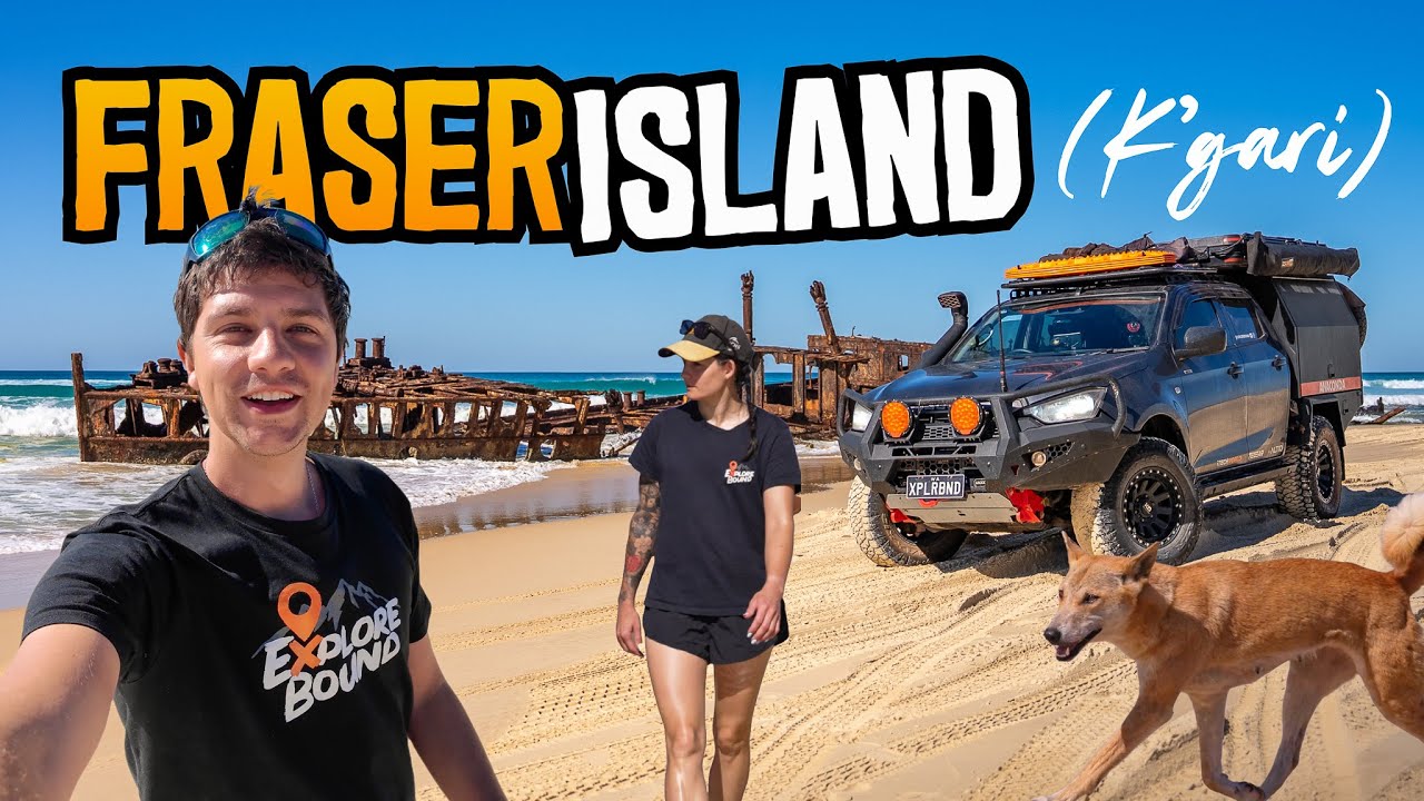 We’re on the LARGEST SAND ISLAND in the World! Fraser Island (K'gari) in Winter