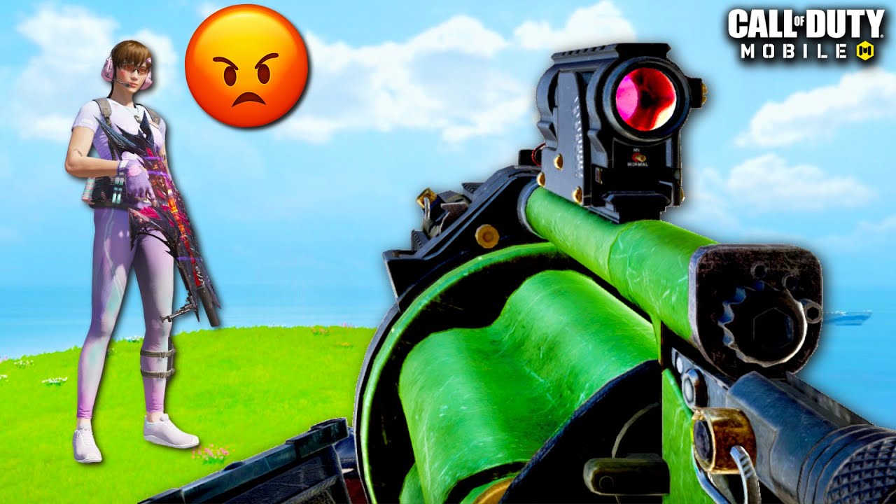 SHE RAGE QUIT because of THIS GUN... 😂