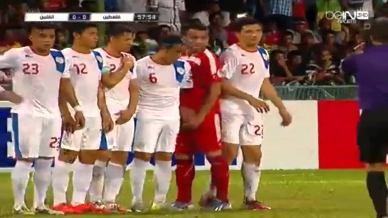 هدف منتخب فلسطين بقدم اشرف نعمان في مرمى منتخب الفلبين في نهائي بطولة كأس التحدي الاسيوي 30 5 2014