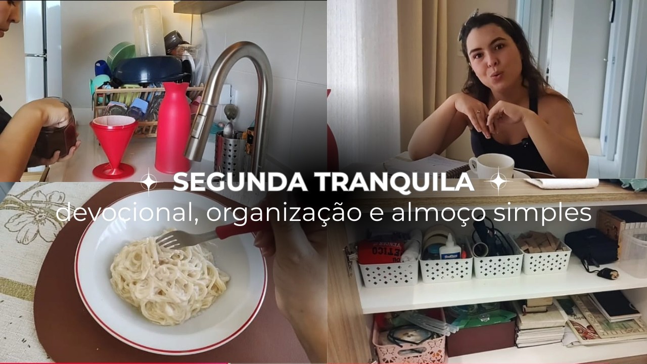 Uma segunda simples que me fez bem! Rotina de dona de casa! ☕