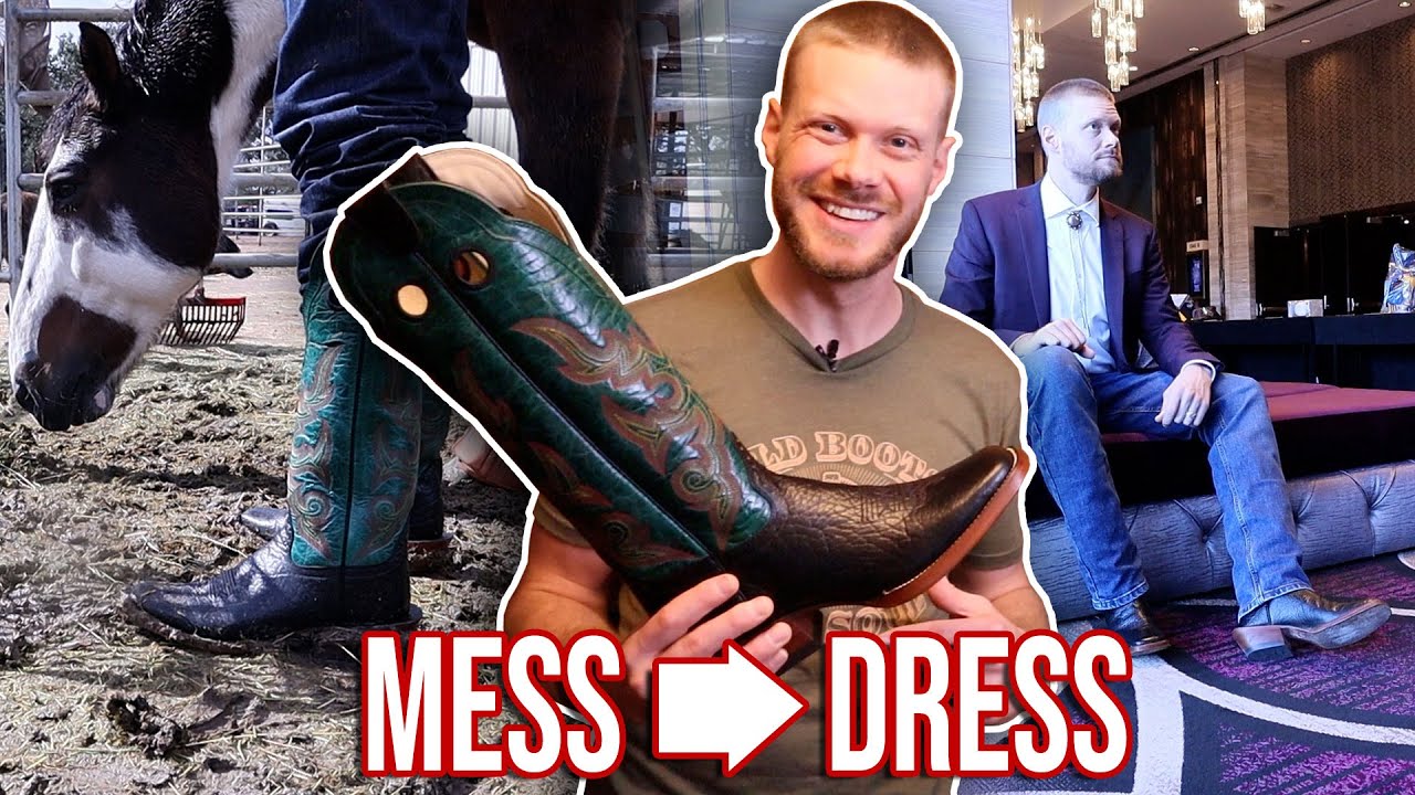 From MESS TO DRESS! | Hondo Cowboy Boots REVIEW at Saddles in Service