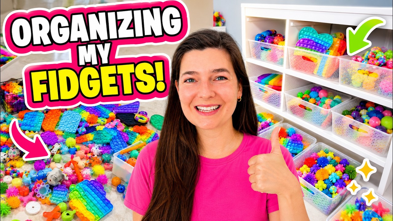 ORGANIZING MY *HUGE* FIDGET COLLECTION! | Mrs. Bench