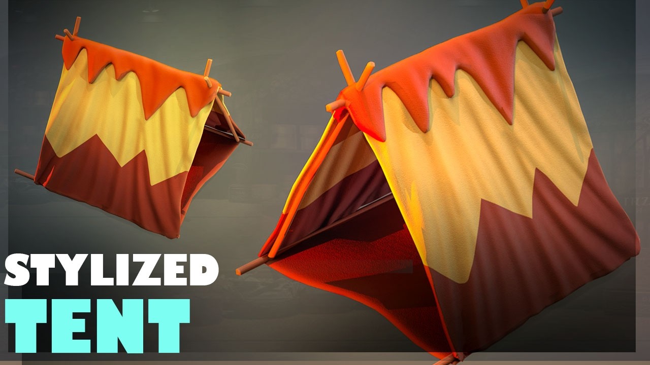 Making a Stylized Tent with Maya 2025, Zbrush, and Substance Painter
